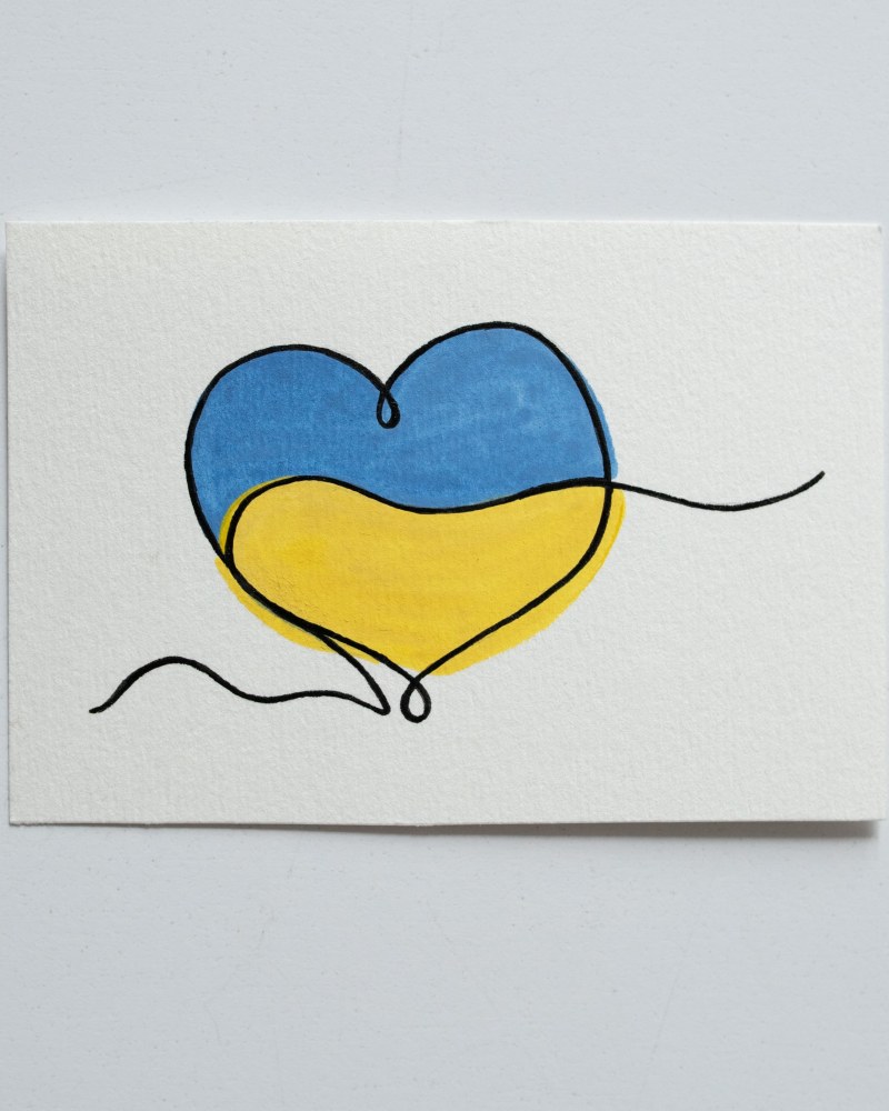 Малюнок на уніформі Українське серце #2