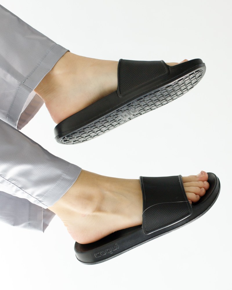 Обувь медицинская унисекс шлепанцы Coqui Tora черный