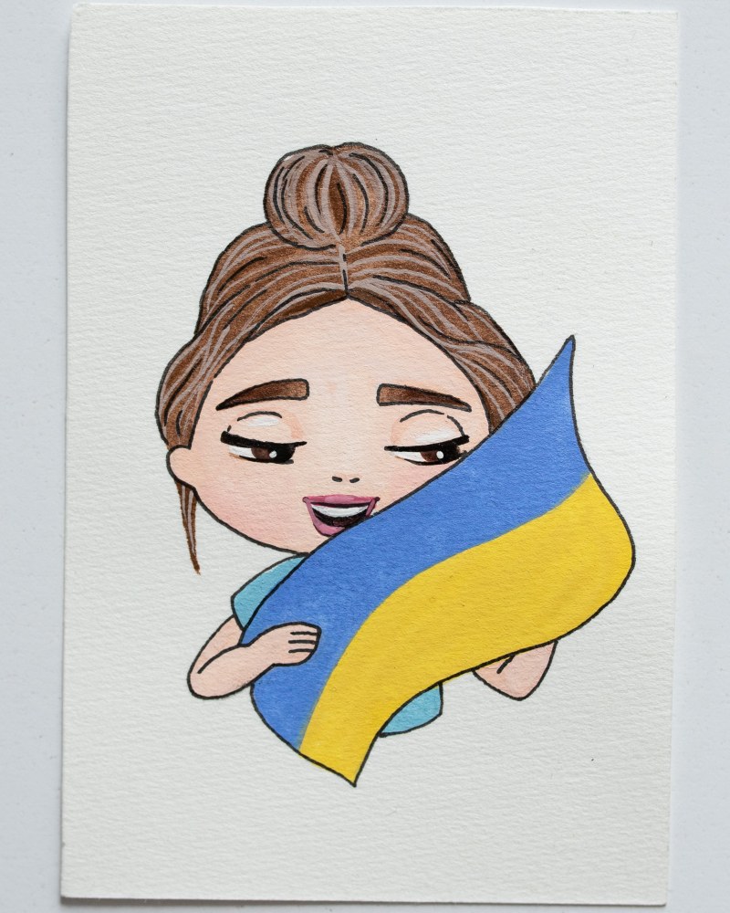 Малюнок на уніформі Український прапор