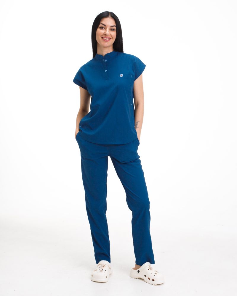 Медицинский костюм женский Сидней синий