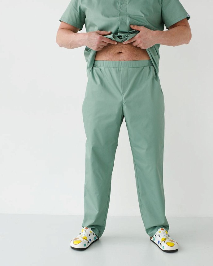 Медичний костюм чоловічий Бостон оливковий +SIZE 6