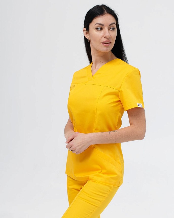 Медична сорочка жіноча Топаз бурштинова 5