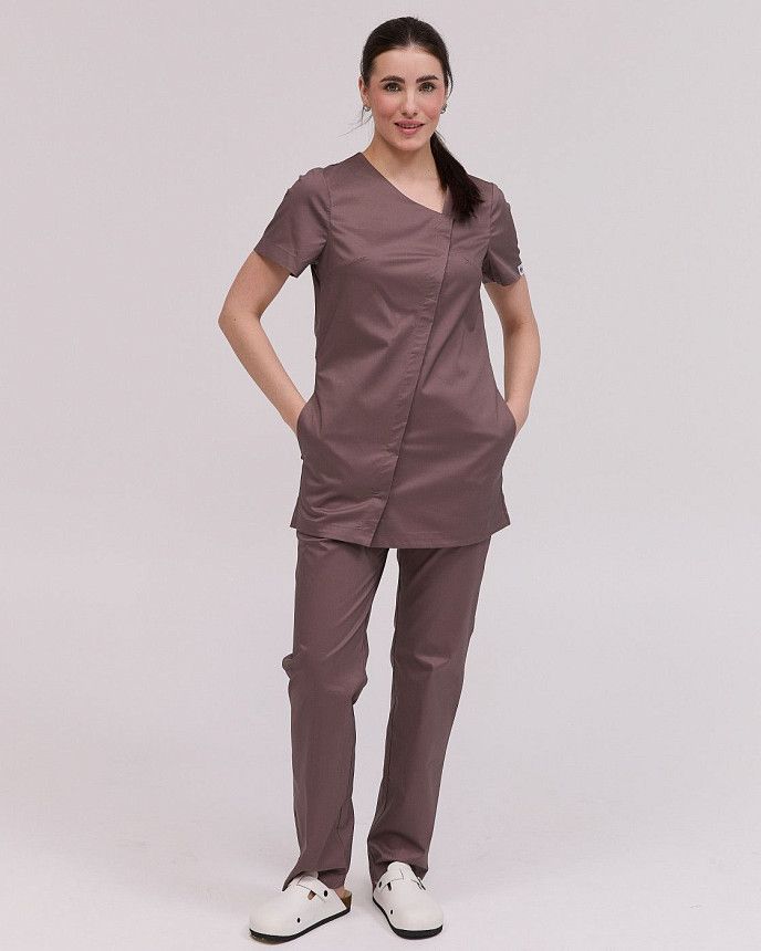 Медицинский костюм женский Вирджиния какао