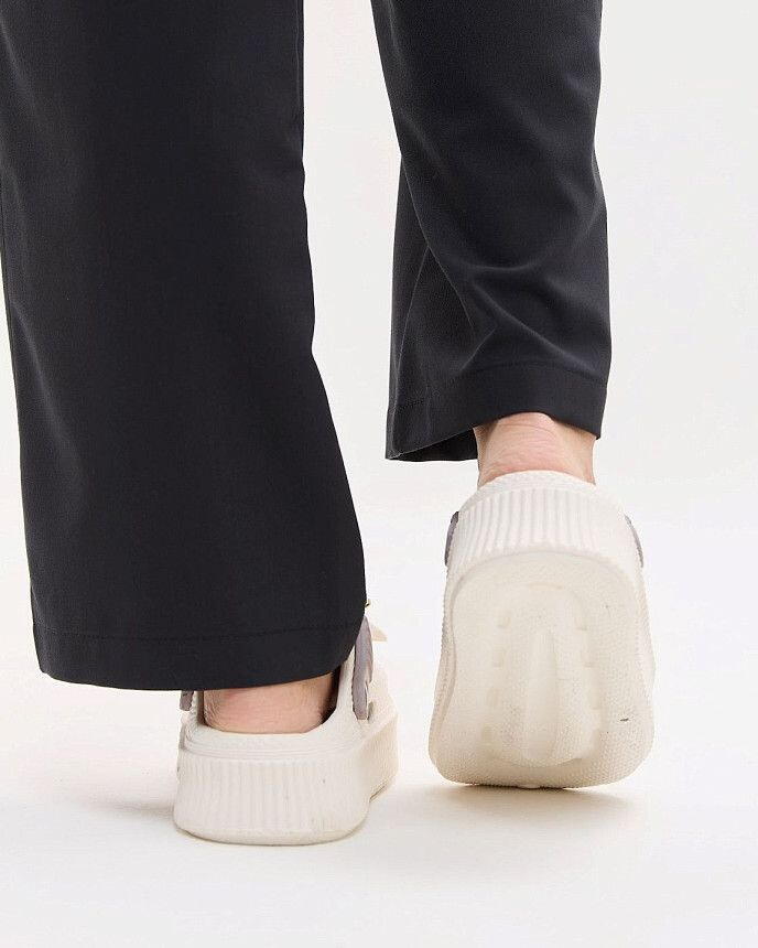 Медицинские женские кроксы на платформе Eva мокко with decor (уценка/брак) 3