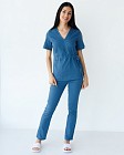 Медичний костюм жіночий Ріо синій 9