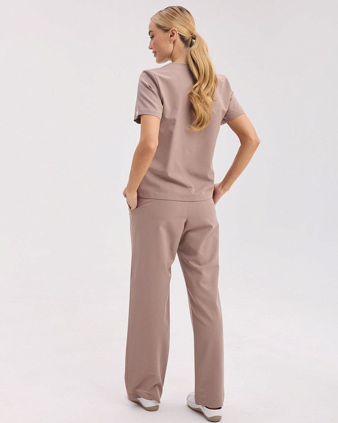 Медицинский костюм женский Саванна мокко 3
