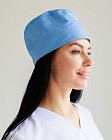 Медицинская шапочка голубая (Elite Stretch) 2