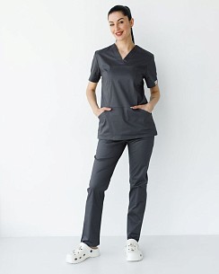 Медичний костюм жіночий Топаз темно-сірий NEW