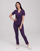 Медичний костюм жіночий Ріо фіолетовий (уцінка/брак)