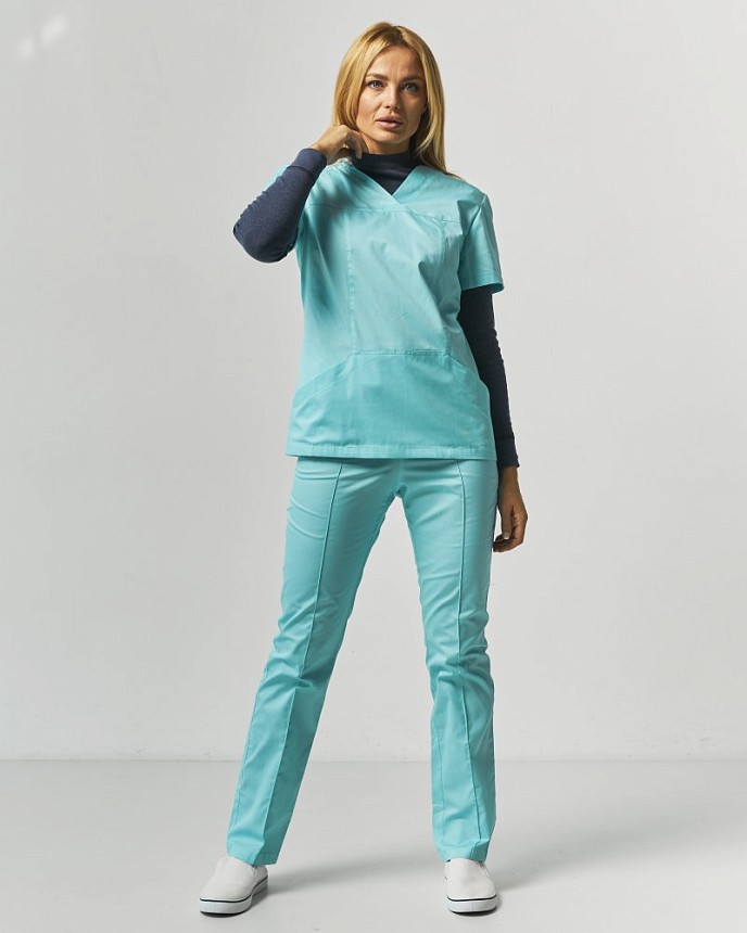 Комплект: костюм медицинский женский Топаз + термобелье зимнее Колорадо #3