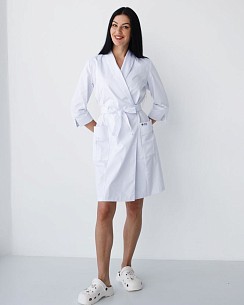 Медицинский женский халат Осака белый