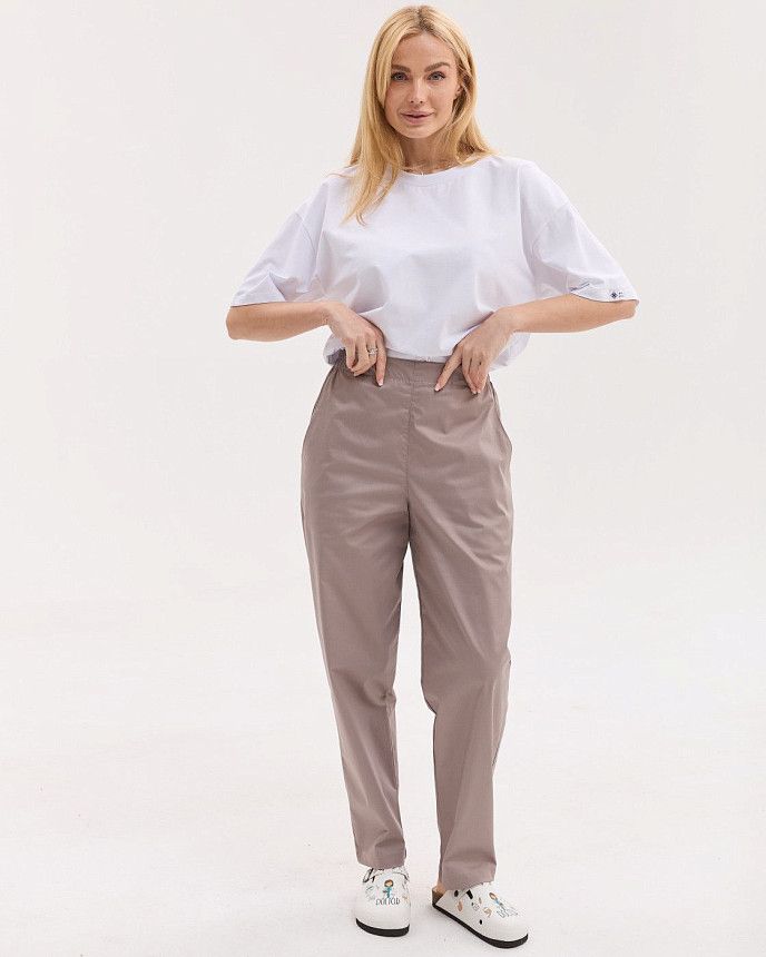 Медицинские штаны женские момы мокко