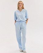 Медицинский костюм женский Чикаго светло-голубой