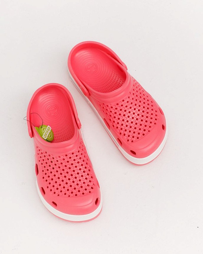 Обувь медицинская женская Coqui Lindo розовый/белый (серая полоска) 6