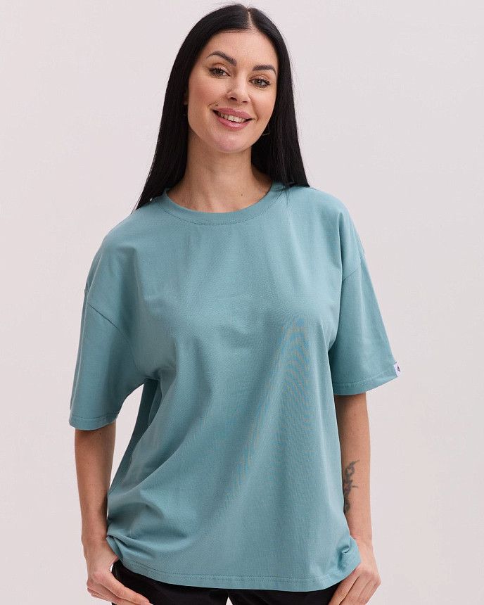 Медична футболка унісекс нефритова