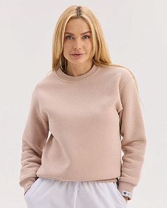 Медицинский утепленный свитшот женский Онтарио светло-бежевый