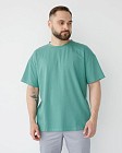 Медицинская футболка унисекс зеленая 3