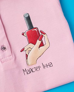 Малюнок на уніформі Nail Master #1
