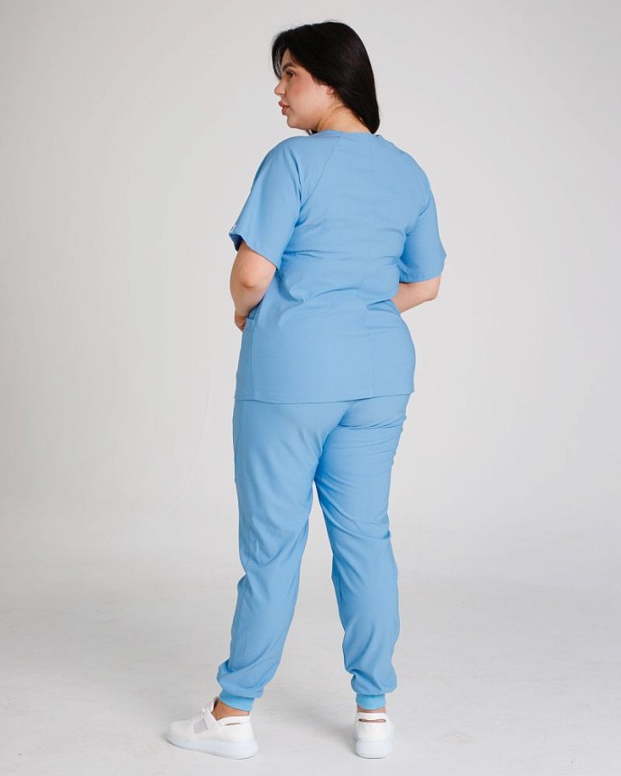 Медицинский женский костюм Аризона голубой 2