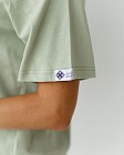Медична футболка-реглан жіноча фісташкова 4