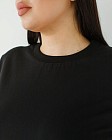Медична базова футболка жіноча чорна 6