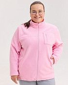 Медична кофта жіноча флісова Фінляндія рожева +SIZE