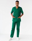 Медицинский костюм мужской Гранит зеленый 9