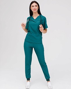 Медицинский женский костюм Аризона зеленый