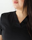 Медицинский костюм женский Топаз черный +SIZE 4