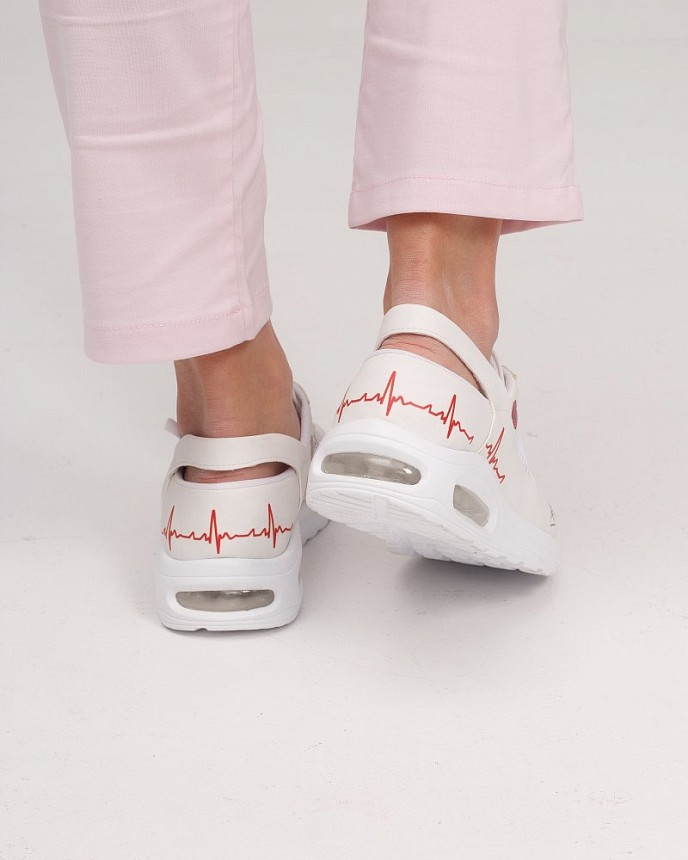 Обувь медицинская женская кроссовки с открытой пяткой Doctor Air подошва 3
