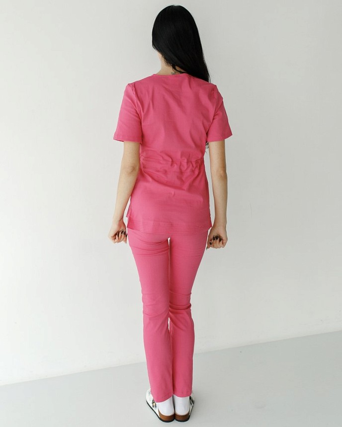 Медицинский костюм женский Рио розовый