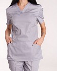 Медичний костюм жіночий Топаз сірий 4