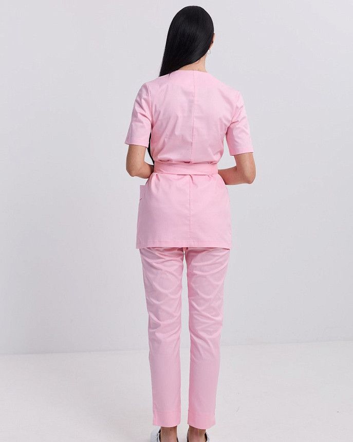 Медицинский костюм женский Киото светло-розовый 3