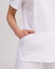 Медицинская рубашка женская Топаз белая 4