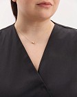 Медицинская рубашка женская Киото черная  +SIZE 3