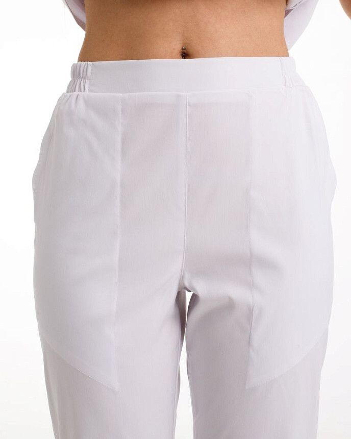 Медицинский женский костюм Сидней белый (уценка/брак) 7