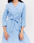 Медична сукня жіноча Прованс блакитна 3