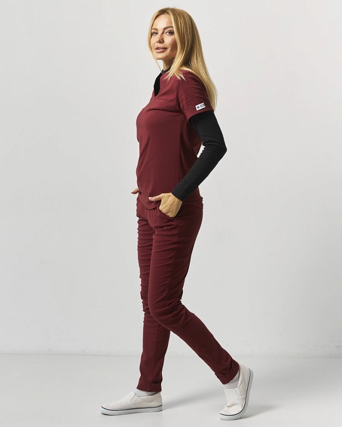 Комплект: костюм медицинский женский Марсель + термобелье зимнее Колорадо #1 2