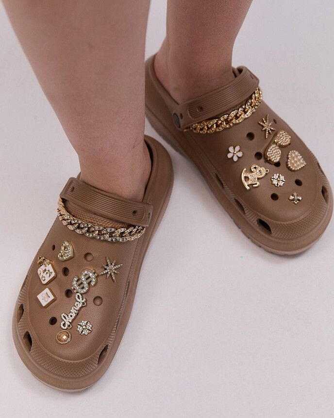 Медицинские женские клоги бежевые PS Chain 4