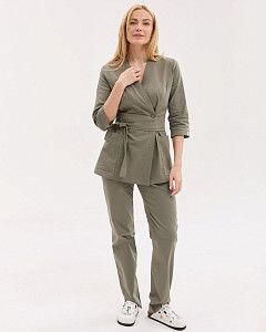 Медицинский костюм женский Сеул оливковый