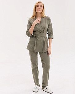 Медицинский костюм женский Сеул оливковый