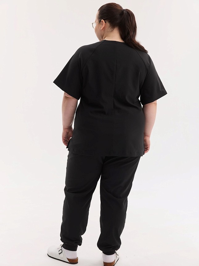 Медичний костюм жіночий Аризона чорний +SIZE 3