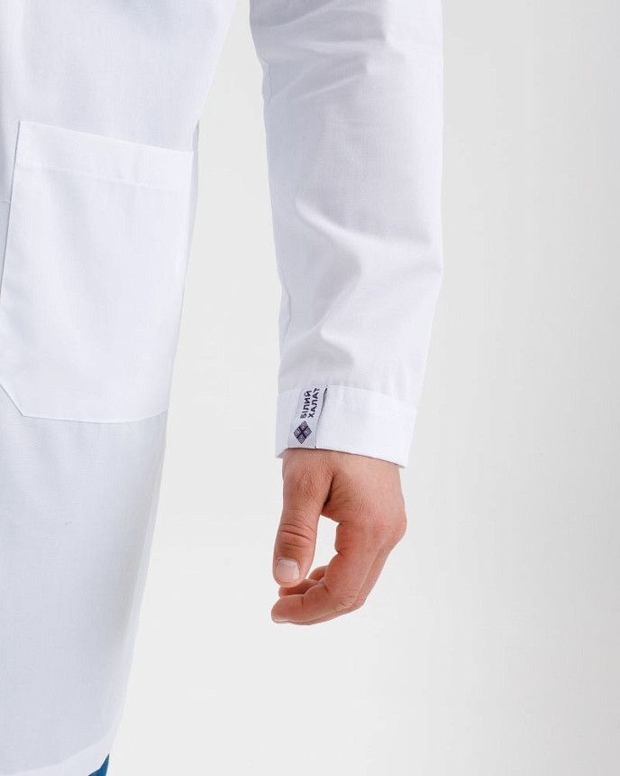 Халат медицинский мужской Берлин белый (уценка/брак) 6