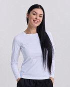 Медичний лонгслів жіночий білий