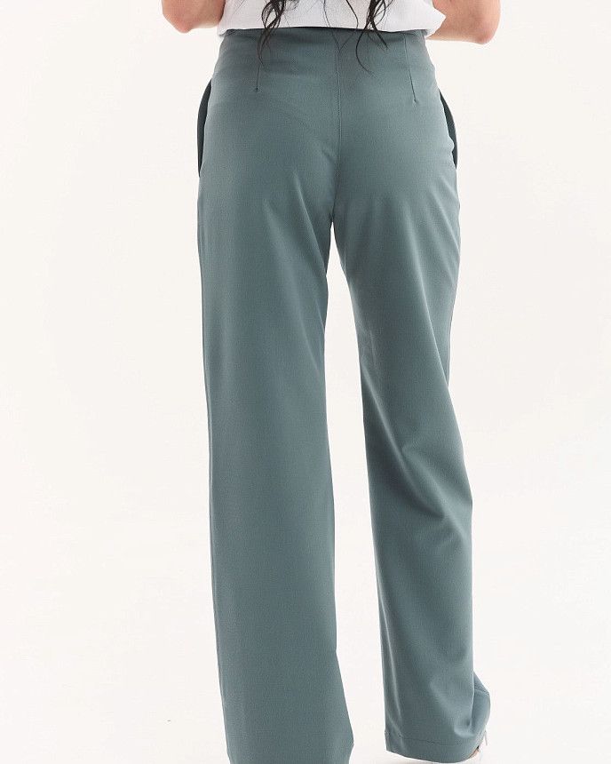 Медицинские брюки женские Саванна нефритовые 4