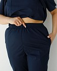 Медичний костюм жіночий Топаз темно-синій NEW +SIZE 7