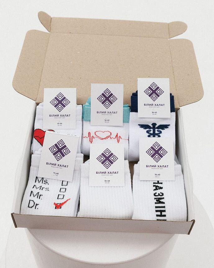 Набор женских носков медицинских "Women Medical Box" - 6 пар