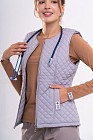 Комплект: медична жилетка жіноча Женева + лонгслів жіночий + медичні джогери жіночі #7 6