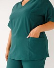Медицинский костюм женский Аризона зеленый +SIZE (уценка/брак) 5