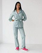 Медицинский костюм женский Кейптаун светло-мятный (уценка/брак)